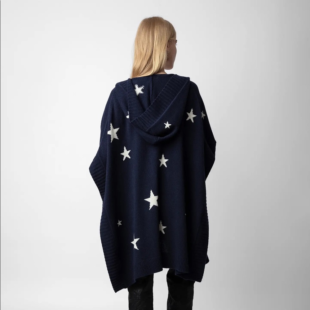 Zadig & Voltaire Inna Stars Cashmere Cardigan - Picture 2 of 3